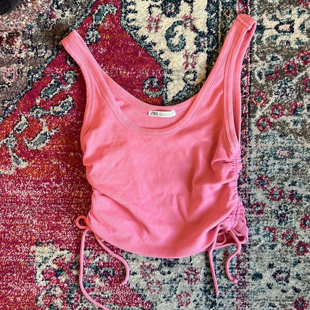 Cinched tank top Zara